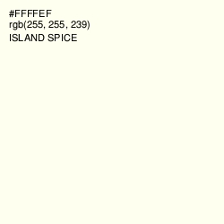 #FFFFEF - Island Spice Color Image